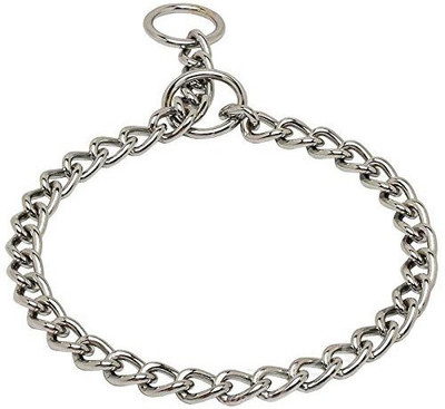 

Skora Chrome Plated Choke Chain Dog Choke Chain Collar(, Silver
