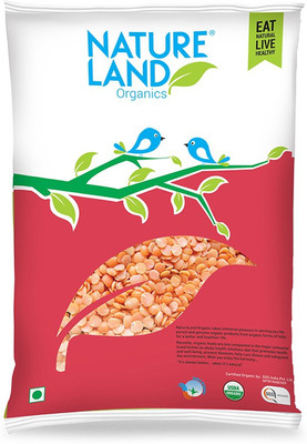 

Natureland Organics Unpolished Red Masoor Dal (Split)(1000 g)