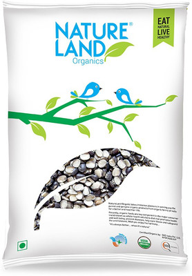 Natureland Organics Unpolished Black Urad Dal (Split)(1000 g)