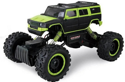 

SANJARY SUPER FAST 1:14 Scale 2.4 Ghz 4 Wheel Drive Rock Crawler Rally Jeep Remote Control Car, Rechargeable(Green)