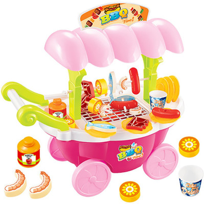 

Webby Kitchen Barbeque Cart Play Set with Light and Sound