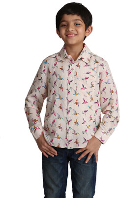 

Paul & doll Boys Printed Party Multicolor Shirt