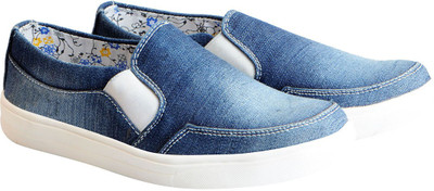 

FAUSTO Canvas Stylish Loafers For Women(Navy, Navy blue