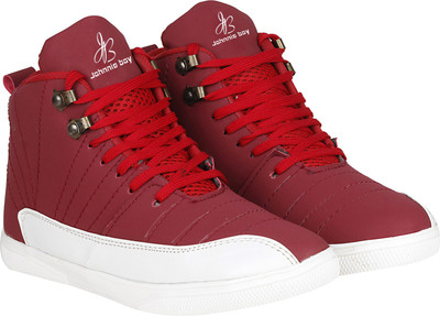 

Johnnie Boy Dual shade high sneakers Dancing Shoes For Men(Maroon