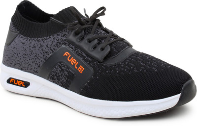 

Fuel Mens Boys Lace Up Solid Outdoors, Sports, Party Wear Shoes,Running Shoes Training & Gym Shoes For Men(Black, White
