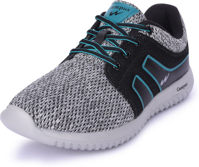 

Campus BATTLE X-13 Running Shoes For Men(Grey, Black, Blue, Lgry-blk-tblu
