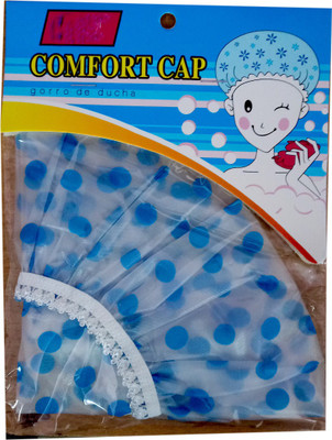 

Shoppernation Printed Comfort Free Size Shower Cap(Random Color)