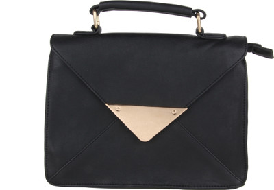 

Ravi Collections Women Evening/Party Black PU Sling Bag