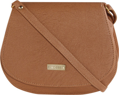

Kojar Women Formal Beige Leatherette Sling Bag
