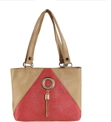 

Kojar Women Casual Pink Leatherette Shoulder Bag