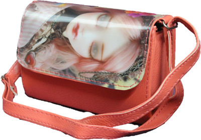 

tavin kart Women Casual Pink PU Sling Bag