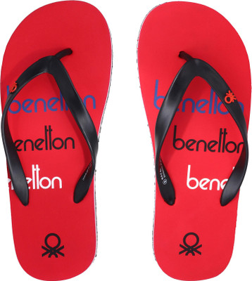 

United Colors of Benetton Flip Flops, Red