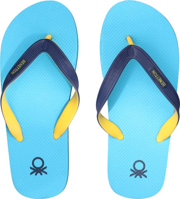 

United Colors of Benetton Flip Flops, Sky