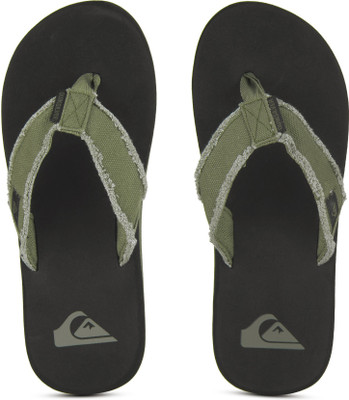 

Quiksilver Slippers, Green/black/brown