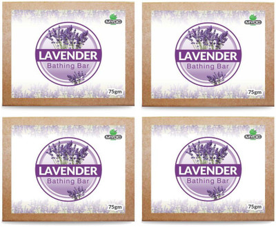 

Salvia Lavender soap for dry skin, sensitive skin, acne free and fresh and young looking skin 75gm x4 Pack(75 g, Pack of 4)