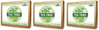 

Salvia Tea Tree , Vitamin E and Glycerine soap Anti Fungal and Anti bacterial soap. For acne , athletes foot and jocks itch soap 75gm x3 Pack(75 g, Pack of 3)