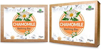 

salvia Chamomile Extract, Vitamin E and Glycerine soap for sensitive skin, dry skin and eczema 75gm x2 Pack(75 g, Pack of 2)
