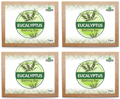 

Salvia Eucalyptus oil anti microbial, anti bacterial, anti fungal, deodorant soap 75gm x4 Pack(75 g, Pack of 4)