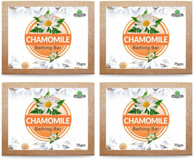 

Salvia Chamomile Extract, Vitamin E and Glycerine soap for sensitive skin, dry skin and eczema 75gm x4 Pack(75 g, Pack of 4)