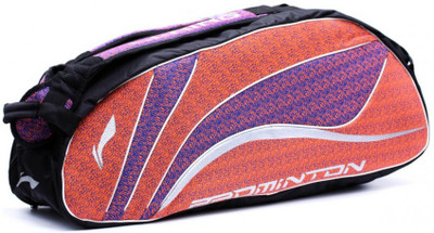 

Li-Ning ABDL074 9in1 Special Badmminton Kitbag (With Separate Shoe Compartment) - Black/Orange Kitbag(Orange, Kit Bag