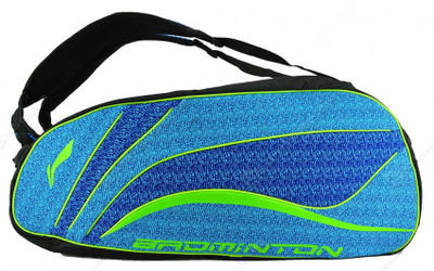 

Li-Ning ABDL074 9in1 Special Badmminton Kitbag (With Separate Shoe Compartment) - Black/Blue Kitbag(Blue, Kit Bag