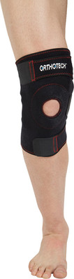 

orthotech OPEN PATELLA KNEE SPPORTER-OR2104 Knee Support (, Black