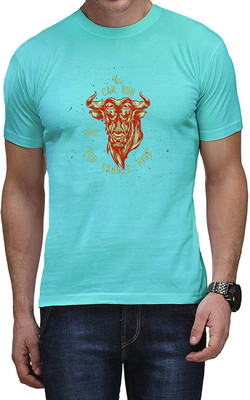 Casotec Printed Men Round Neck White T-Shirt Casotec Printed Men Round Neck White T-Shirt