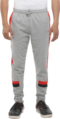 Vego Self Design Men Grey Track Pants