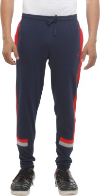 Vego Self Design Men Blue Track Pants