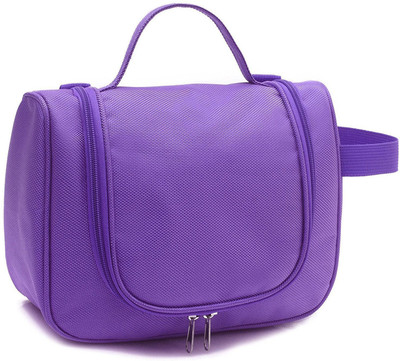 

Insasta Multi Pouch Travel Toiletry Portable Bag With Handle- Purple Travel Shaving Bag(Purple)