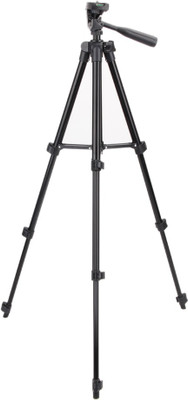 

ReTrack 3Way Head Adjustable Aluminum Tripod(Black, Supports Up to 1000 g)