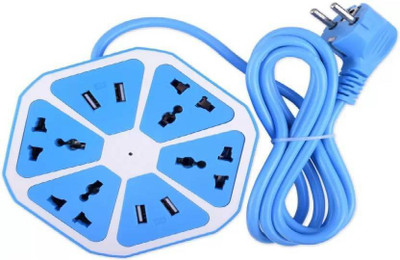 

mnr enterprises 4 usb function socket USB Adapter(multicolour2m)