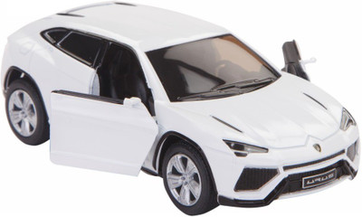 

Kinsmart Lamborghini Urus 5" 1:38 Scale Diecast Model Car Door Openable and Pull Back Action(White)