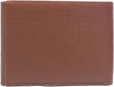 

Rex Boys Tan Artificial Leather Wallet(8 Card Slots), Brown-tan
