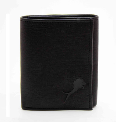 

NIetz Boys Tan Genuine Leather Wallet(6 Card Slots), Black