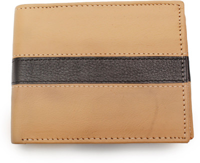 

Harvelle Men Beige Genuine Leather Wallet(7 Card Slots)