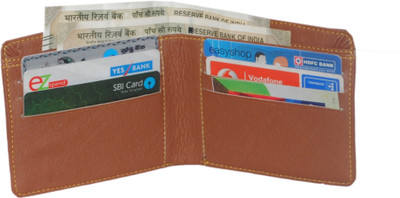 

Hornwood Men Tan Artificial Leather Wallet(6 Card Slots)