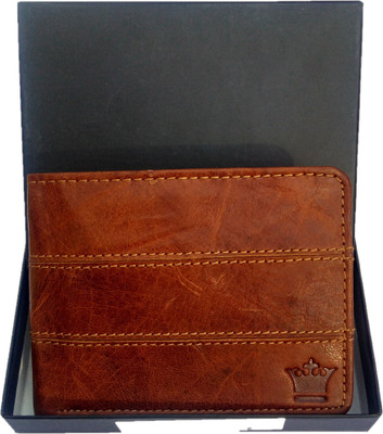 

ORCHAM Boys Brown Genuine Leather Wallet(8 Card Slots)