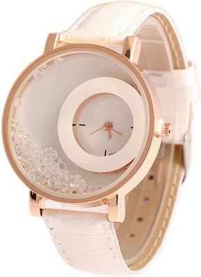 

Swadesi Stuff New Arrival Movable Diamonds white Color 011 Stylish Watch - For Women