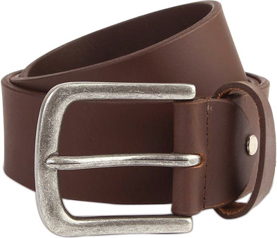 

JusTrack Men Formal Brown Genuine Leather Reversible Belt