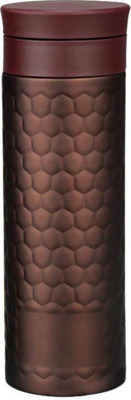 GREEN AGRITECH Metallic Vacuumized Tea/ Fruit Infuser Ss Sipper In Honeycomb Design 550 ml Flask(Pack of 1, Brown, Steel) GREEN AGRITECH Metallic Vacuumized Tea/ Fruit Infuser Ss Sipper In Honeycomb Design 550 ml Flask(Pack of 1, Brown, Steel)