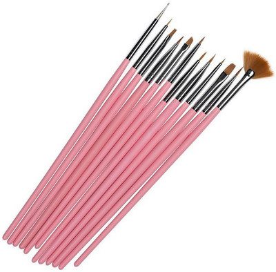 

One Personal Care Nail Art Brush Set for Drawing, Dotting & Designing (Complete DIY)(Pack of 12)