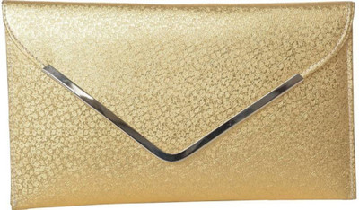 

pocket bazar Casual Gold Clutch