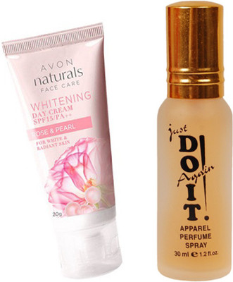 

Avon Anew Whitening Day Cream Rose & Pearl Glow (20 g) with one do it perfume 30 ml(Set of 2)