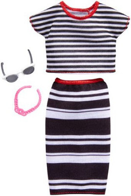 

Barbie Complete Looks Stripe Top with Skirt(Multicolor)