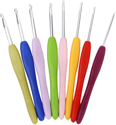 

iCraft E14011331 Hand Sewing Needle(Crochet Needle 6mm, 5.5mm, 5mm, 4.5mm, 4mm, 3.5mm, 3mm, 2.5mm Pack of 8)