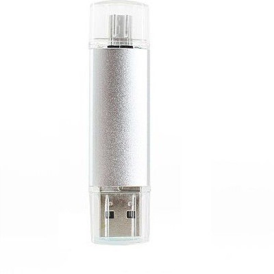 

nexShop 2 in 1 Real Capacity OTG External Micro USB Flash Drive 8 GB OTG Drive(Silver, Type A to Micro USB)