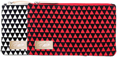 

TI Cosmetic Pouch Pouch(Red, White)