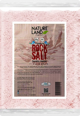 

Natureland Organics Himalayan Pink Rock Salt 500 Gm Rock Salt(500.0 g)