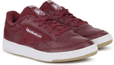 

REEBOK CLUB C 85 ESTL Sneakers For Men(Maroon, Urban maroon/wht/wshdblu